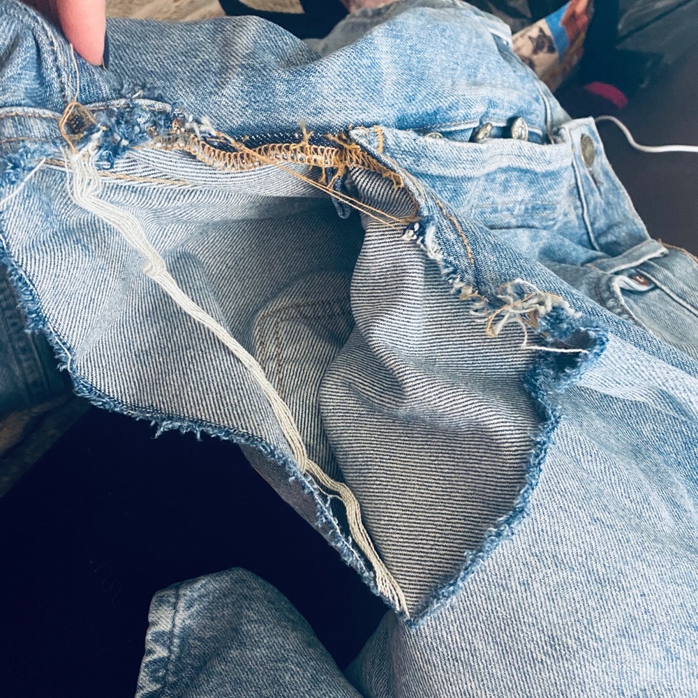 AGOLDE Denim Jean Riley High Rise Straight Crop - Picture 7 of 8
